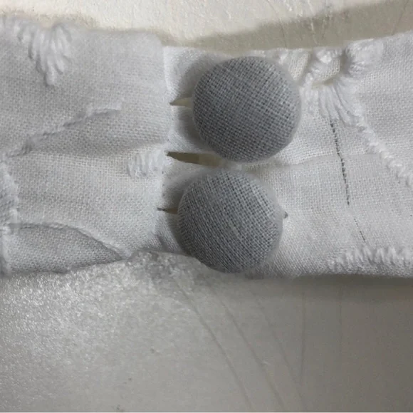 B. Darlin Short White Mini Dress Eyelet Lace Fit & Flare Cutout Back Sz 7/8 - Picture 8 of 12